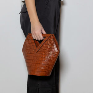 Antonia Croco Leather Bag - Image 2