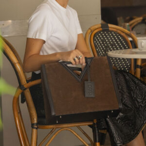 Theodora Suede Bag - Image 1