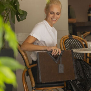 Theodora Suede Bag - Image 2
