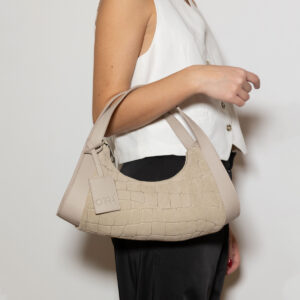 Juliana Suede Croco Bag - Image 1