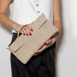 Nova Croco Suede Bag - Image 3