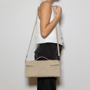 Nova Croco Suede Bag - Image 1