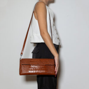 Nova Croco Leather Bag - Image 1