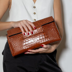 Nova Croco Leather Bag - Image 3