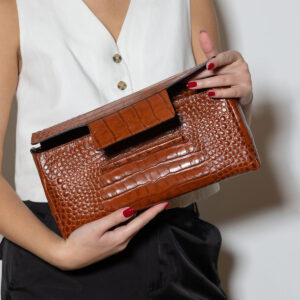 Nova Croco Leather Bag - Image 2