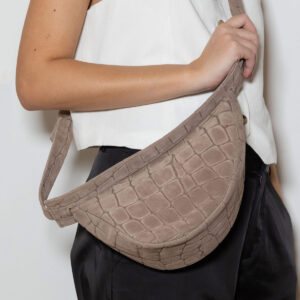 Pezos Croco Suede Bag - Image 2