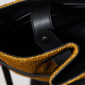 Pieta Raffia- Leather Bag - Image 3