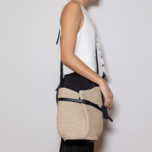 Pieta Raffia- Leather Bag - Image 4