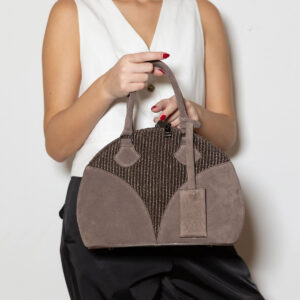 Sting Raffia Suede Bag - Image 1